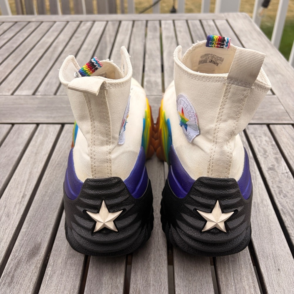 PRIDE Converse Run Star Motion Platform High Pride M11 / W12.5 Unisex ID:A02262C - Picture 3 of 12